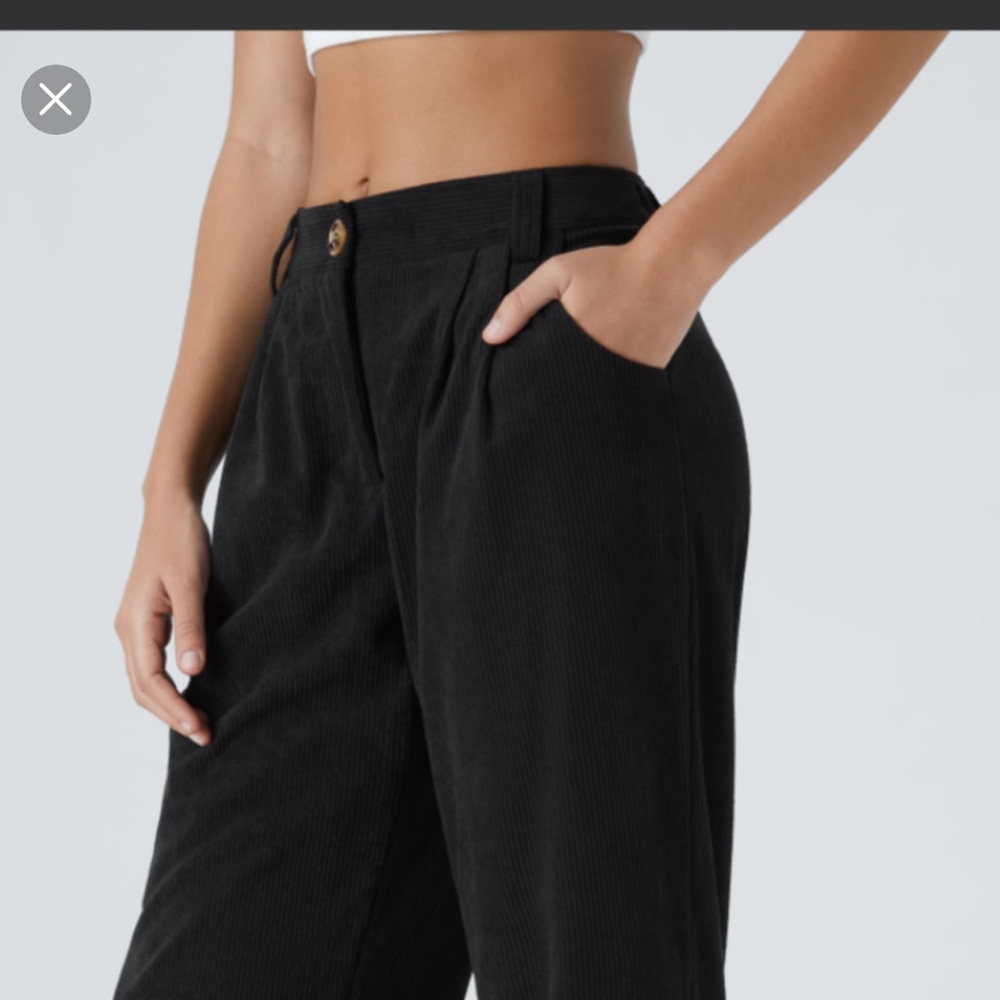 HALARA Black XL Tall Corduroy Pants
